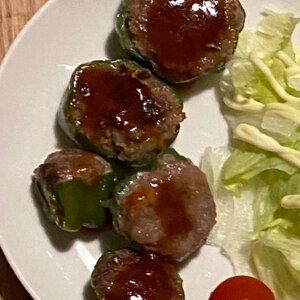 お弁当のおかずに！ピーマンの肉詰め